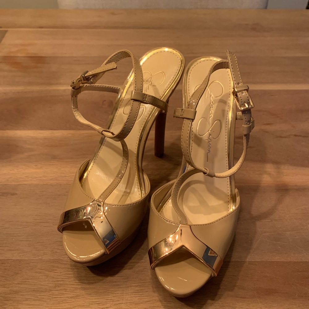 Jessica Simpson platform heels